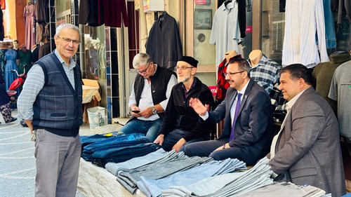 SAYIN KAYMAKAMIMIZ ESNAF ZİYARETLERİNE DEVAM EDİYOR