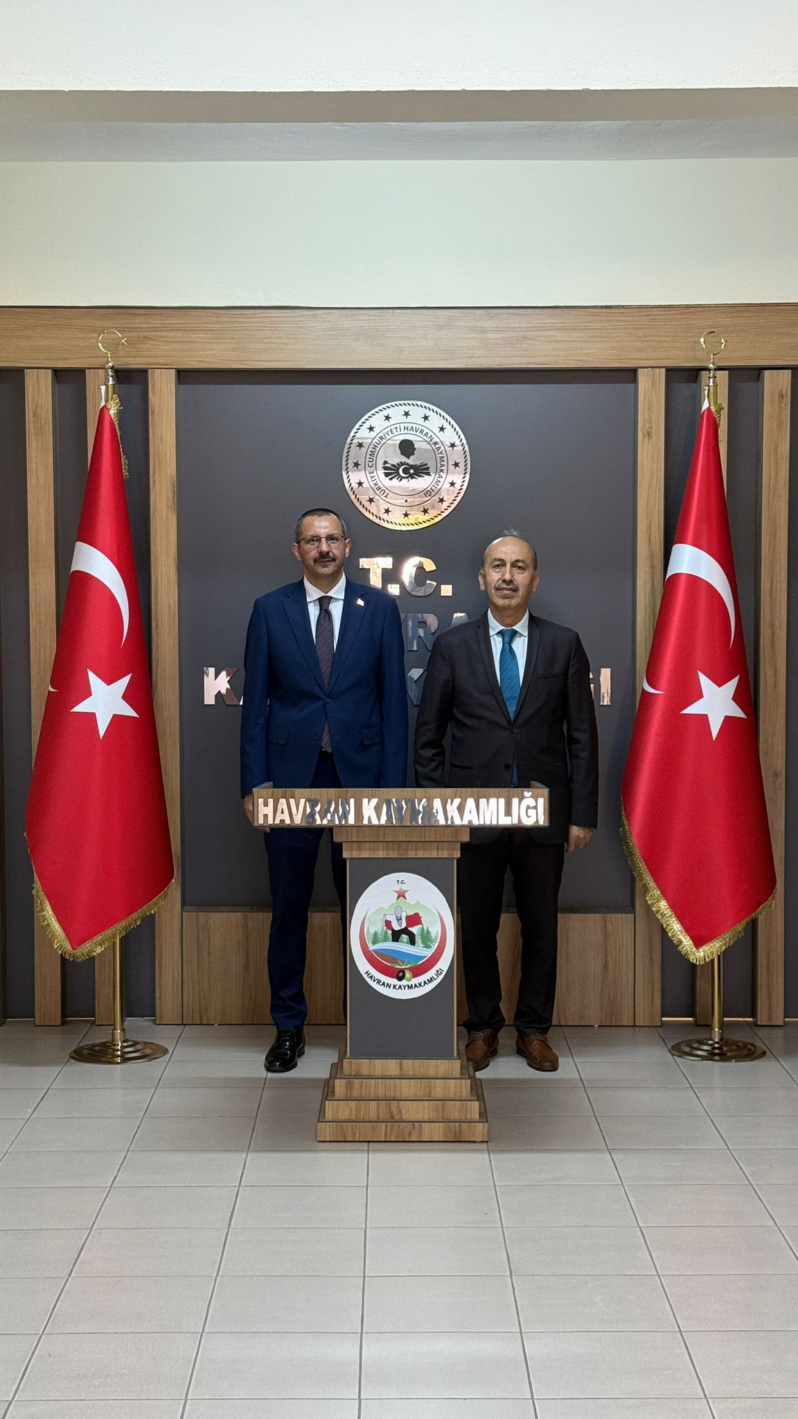 İL TARIM VE ORMAN MÜDÜRÜNDEN SAYIN KAYMAKAMIMIZA NEZAKET ZİYARETİ