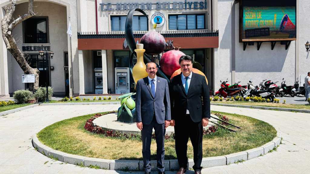 SAYIN KAYMAKAMIMIZ BELEDİYE BAŞKANLIĞINA VEDA ZİYARETİNDE BULUNDU