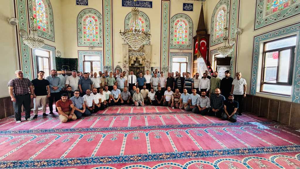 SAYIN KAYMAKAMIMIZ KUBBELİ CAMİİDE YAPILAN AYLIK MUTAD TOPLANTISINA KATILDI