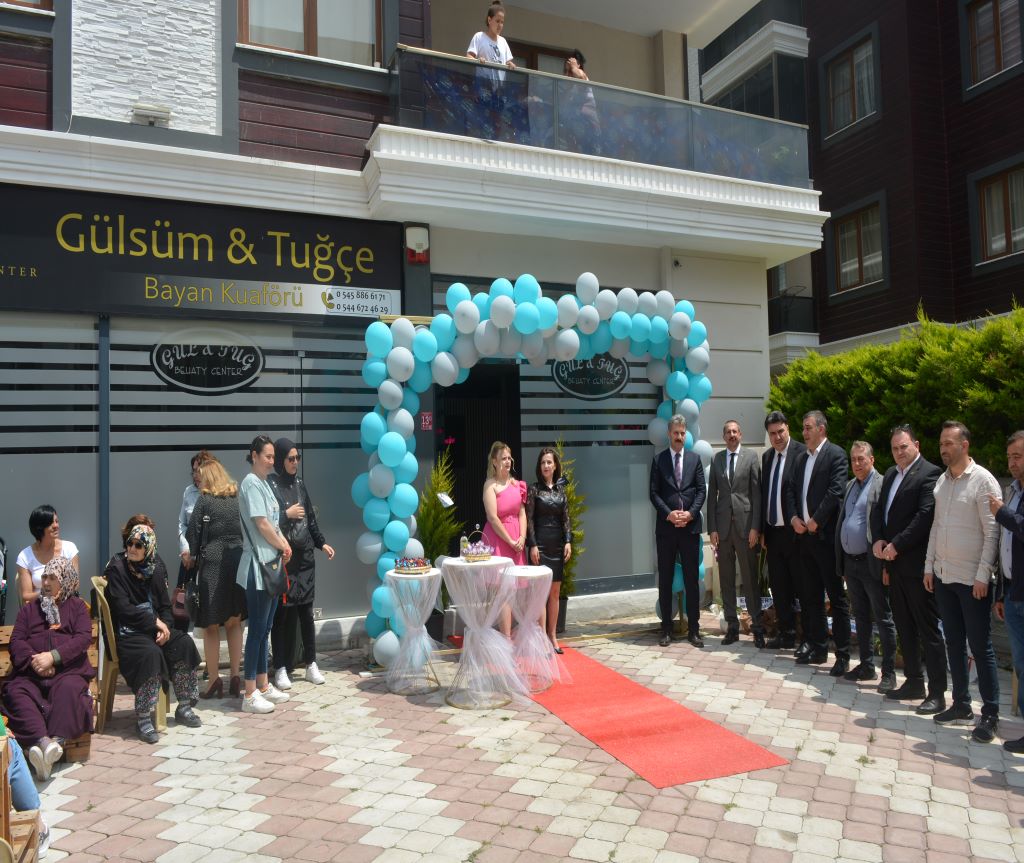 SAYIN KAYMAKAMIMIZ İŞ YERİ AÇILIŞINA KATILDI